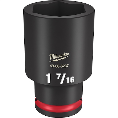 Milwaukee Tool SHOCKWAVE Impact Duty? 1/2"Drive 1-7/16" Deep 6 Point Socket 49-66-6237